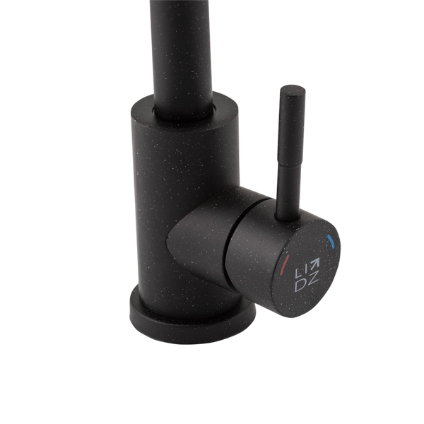 Комплект кухонної мийки Lidz Handmade H5050B Black PVD 3,0/1,0 мм S4780 фото