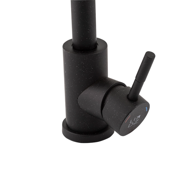 Комплект кухонної мийки Lidz Handmade H5050B Black PVD 3,0/1,0 мм S4780 фото