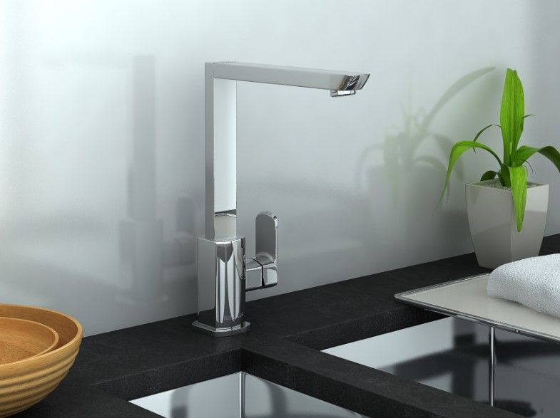 Смеситель для кухни KOHLMAN FOXAL CHROME QB140F фото