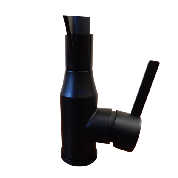 Комплект кухонної мийки Kraft HM 50х50 NANO BLACK (DECOR) PVD (3.0/1.0 мм) S4804 фото