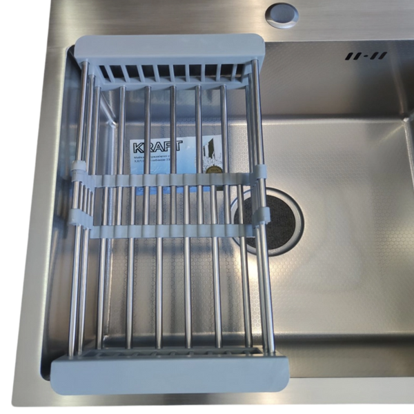 Комплект кухонної мийки Kraft KRF 5050 decor (3.0/1.0 мм) S4854 фото