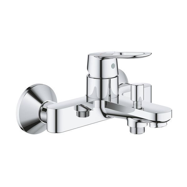 Змішувач для ванни Grohe BauLoop 23603000 з душовою стійкою Vitalio Start 26951001 CV037229 фото
