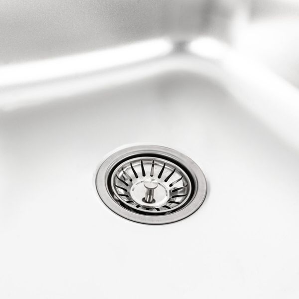 Кухонна мийка з нержавіючої сталі Platinum САТИН 8060 R (0,7/160 мм) 11444 фото