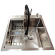 Комплект кухонної мийки Kraft KRF 5050 decor (3.0/1.0 мм) S4854 фото 5