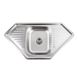 Кухонна мийка з нержавіючої сталі Platinum 9550В ДЕКОР (0,8/180 мм) 11643 фото 1