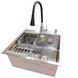 Комплект кухонної мийки Kraft KRF 5050 decor (3.0/1.0 мм) S14090 фото 7