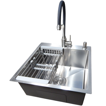 Комплект кухонної мийки Kraft KRF 5050 decor (3.0/1.0 мм) SM203704 фото