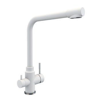 Змішувач під фільтр Platinum KT 8201 (8626) Білосніжний 4152 фото