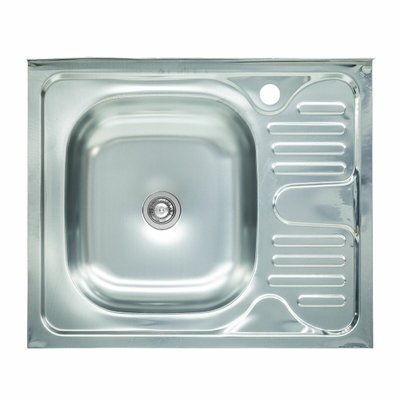 Мийка кухонна з нержавіючої сталі Platinum 6050 L (0,4/120 мм) 11789 фото