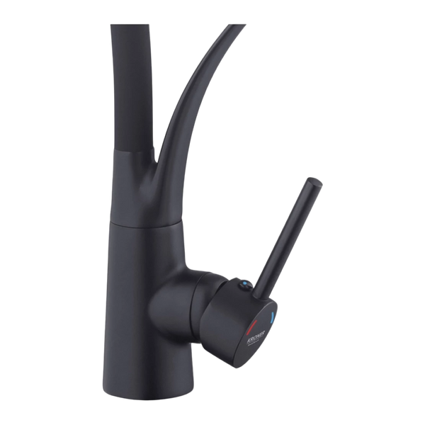 Комплект кухонної мийки Kraft HM 50х50 NANO BLACK PVD (3.0/1.0 мм) S4781 фото