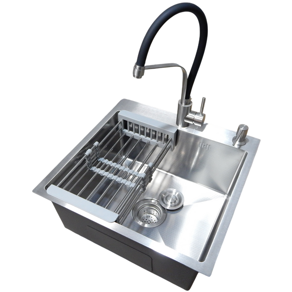 Комплект кухонної мийки Kraft KRF 5050 decor (3.0/1.0 мм) SM203704 фото