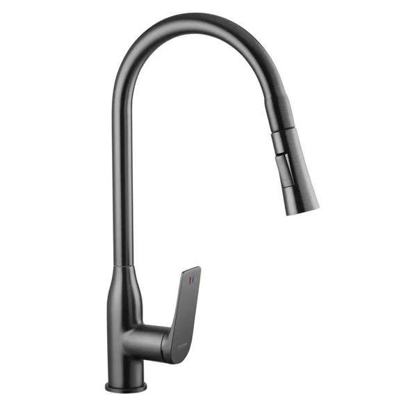 Комплект кухонної мийки Kroner KRP Schwarze - 6350HM PVD (3.0/1.0 мм)&nbsp; S4731 фото