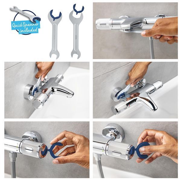 Душевая система термостатическая Grohe QuickFix Vitalio Comfort System 250 26984001 CV033294 фото