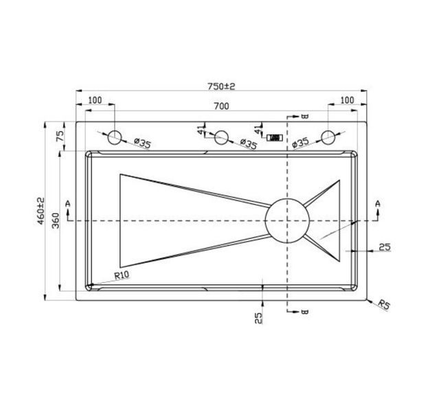 Кухонная мойка Valeso Handmade CM 75*46B Workstation из нержавеющей стали 47074 фото