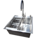 Комплект кухонної мийки Kraft KRF 5050 decor (3.0/1.0 мм) SM203704 фото 1
