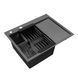 Кухонная мойка Kroner KRP Schwarze - 6350LHM PVD (3.0/1.0 мм) CV031322 фото 10