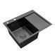 Кухонная мойка Kroner KRP Schwarze - 6350LHM PVD (3.0/1.0 мм) CV031322 фото 2