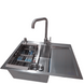 Комплект кухонної мийки Kraft Satin BRS 65х48 (3.0/1.0 мм) S4873 фото 2