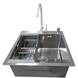 Комплект кухонної мийки Kraft KRF 5050 decor (3.0/1.0 мм) S4874 фото 4
