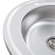 Кухонна мийка з нержавіючої сталі Platinum 510 ДЕКОР (0,6/170 мм) 11575 фото 6