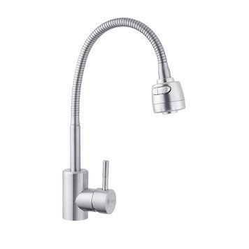 Змішувач для кухні з гнучким виливом Agua Acero - INOX035-2 CV023291 фото