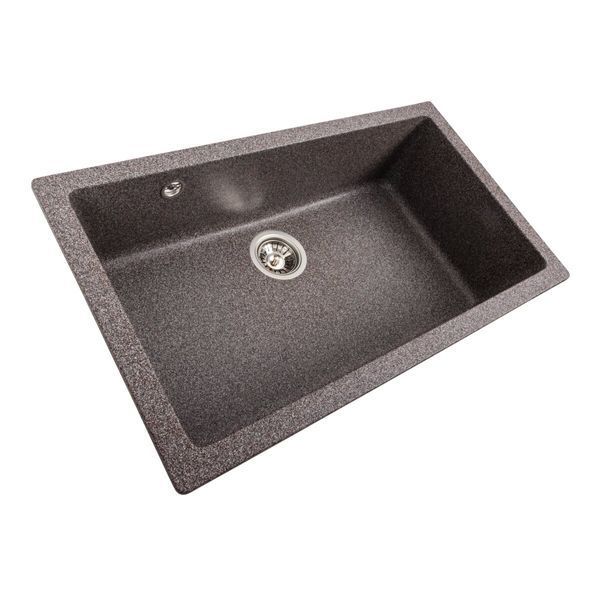 Гранитная мойка для кухни Platinum 7945 Paruana матовая Микс 39802 фото