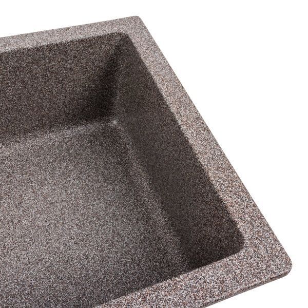 Гранитная мойка для кухни Platinum 7945 Paruana матовая Микс 39802 фото