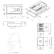 Комплект кухонной мойки Kraft HM 6845 NANO BLACK S4933 фото 8