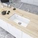 Белая мойка на кухню под столешницу 1 мм из нержавейки Nett NW-7042 346 фото 4
