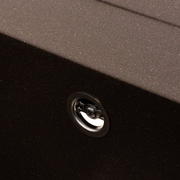 Кухонная мойка гранитная матовая 7050 CASCADA Platinum Темная скала 43040 фото