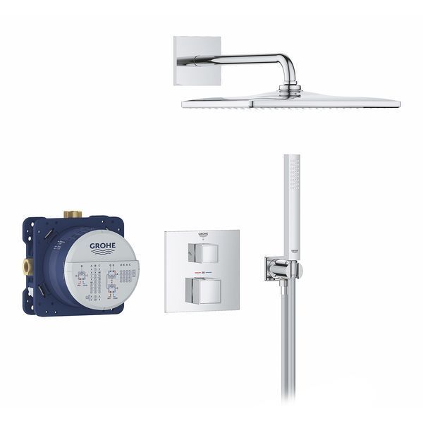Душова система прихованого монтажу Grohe QuickFix Precision Cube Vitalio Rain Mono 310 Cube 34879000 CV033603 фото