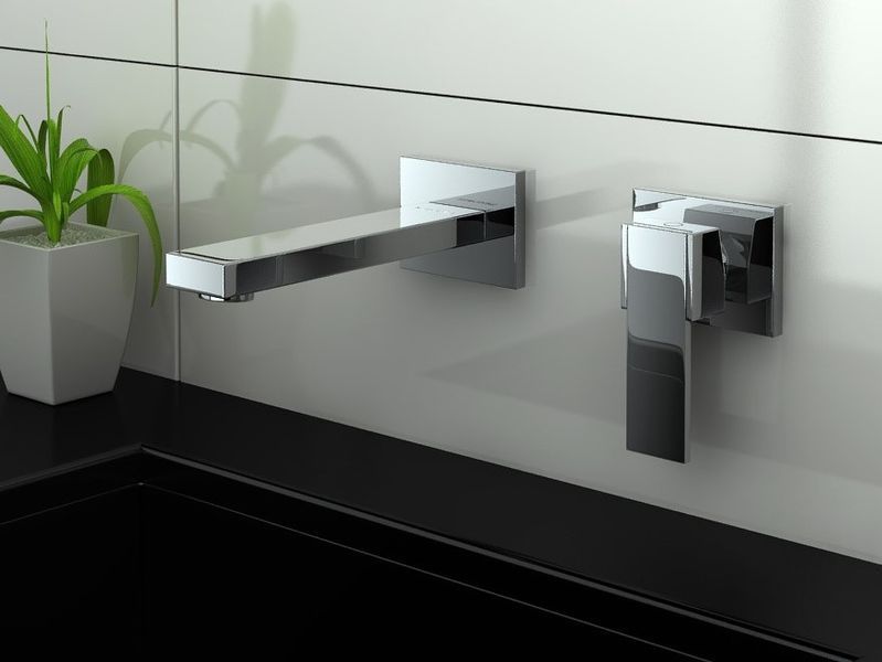 Смеситель для раковины (умывальника) KOHLMAN EXCELENT CHROME + BOX скрытого монтажа QW180H фото