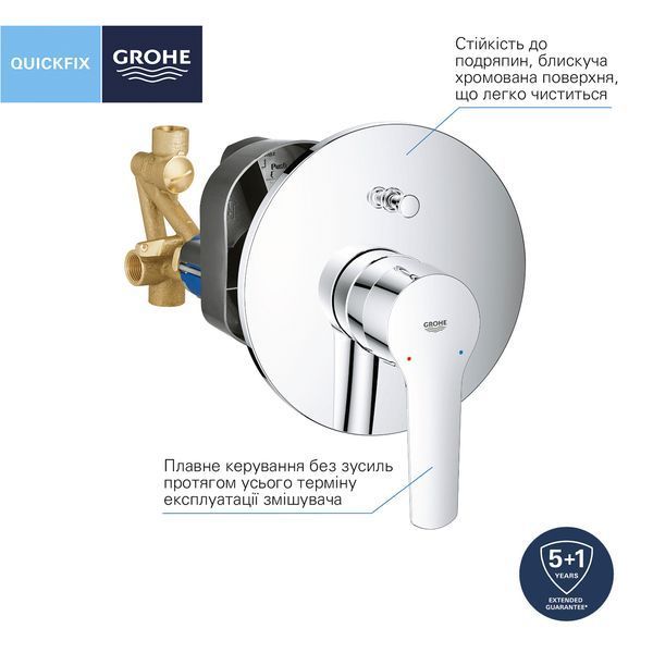 Душевая система скрытого монтажа Grohe QuickFix Start UA202803R3 CV033605 фото