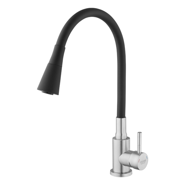 Комплект кухонной мойки Kraft HM 5448 DECOR (3.0/1.0 мм)+(Измельчитель Kroner - 550W) S4985 фото