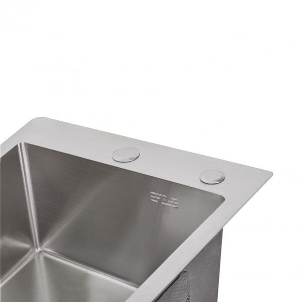 Мийка для кухні інтегрована Lidz Handmade H4050 (LDH4050BRU39258) Brushed Steel 3,0/0,8 мм SD00045362 фото