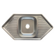 Кухонная мойка из нержавеющей стали Platinum 9550В ДЕКОР (0,8/180 мм) 11643 фото 3