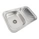 Кухонна мийка з нержавіючої сталі Platinum ДЕКОР 7549 (0,8/180 мм) 11594 фото 2
