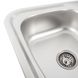 Кухонна мийка з нержавіючої сталі Platinum ДЕКОР 7549 (0,8/180 мм) 11594 фото 4