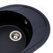 Гранітна мийка для кухні VALESO ONYX 5847 матова Чорна 49103 фото 2
