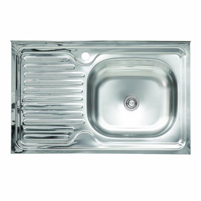 Мийка кухонна з нержавіючої сталі Platinum 8050 R (0,4/120 мм) 11794 фото
