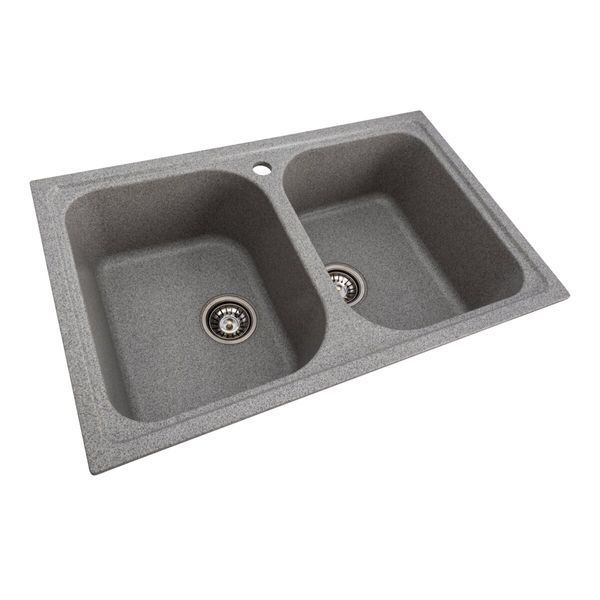 Гранитная мойка для кухни Platinum 7950 Equatoria серый 36402 фото