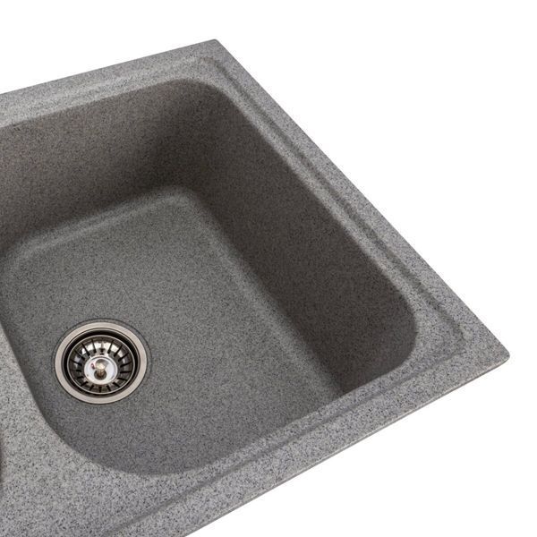 Гранитная мойка для кухни Platinum 7950 Equatoria серый 36402 фото