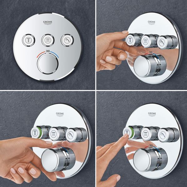 Душевая система скрытого монтажа термостатическая Grohe QuickFix SmartControl UA202802R3 CV033607 фото