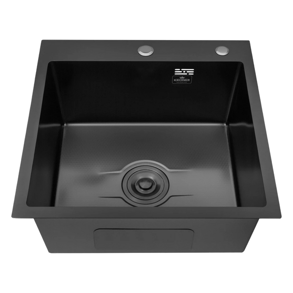 Комплект кухонної мийки Kroner KRP Derby - 5050HM PVD (2,5/0,5 мм) S4655 фото