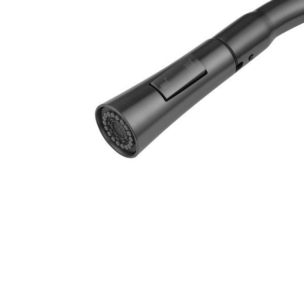 Комплект кухонная мойка Kroner Schwarze-6350HM PVD + смеситель Graz-GRP030 + дозатор Spender-026 CVS29809 фото