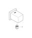 Euphoria Cube Подключение душевого шланга (27704000) 18698 фото 4