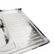Кухонна мийка з нержавіючої сталі Platinum 8060 L ПОЛІРОВКА (0,7/160 мм) 11598 фото 3