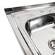 Кухонна мийка з нержавіючої сталі Platinum 8060 L ПОЛІРОВКА (0,7/160 мм) 11598 фото 4