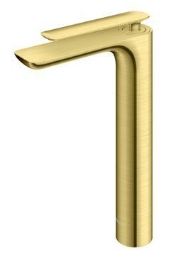 Змішувач для раковини (умивальника) KOHLMAN EXPERIENCE BRUSHED GOLD високий * QB170EGDB фото