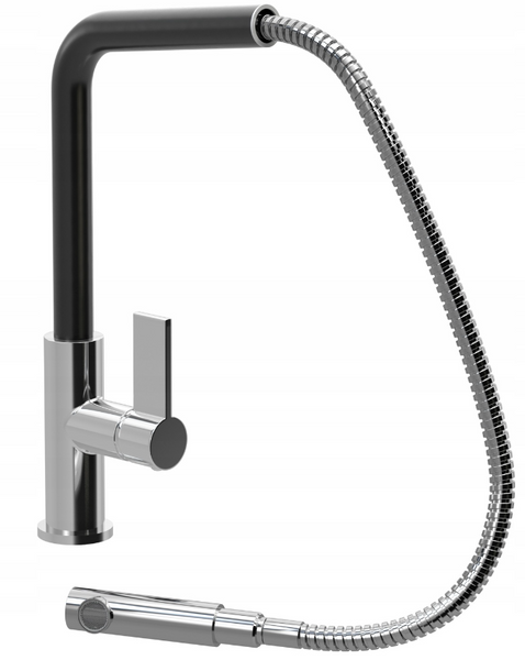 Смеситель для кухни GRANITAN LINEA BLACK CHROME * LINEA-BL фото